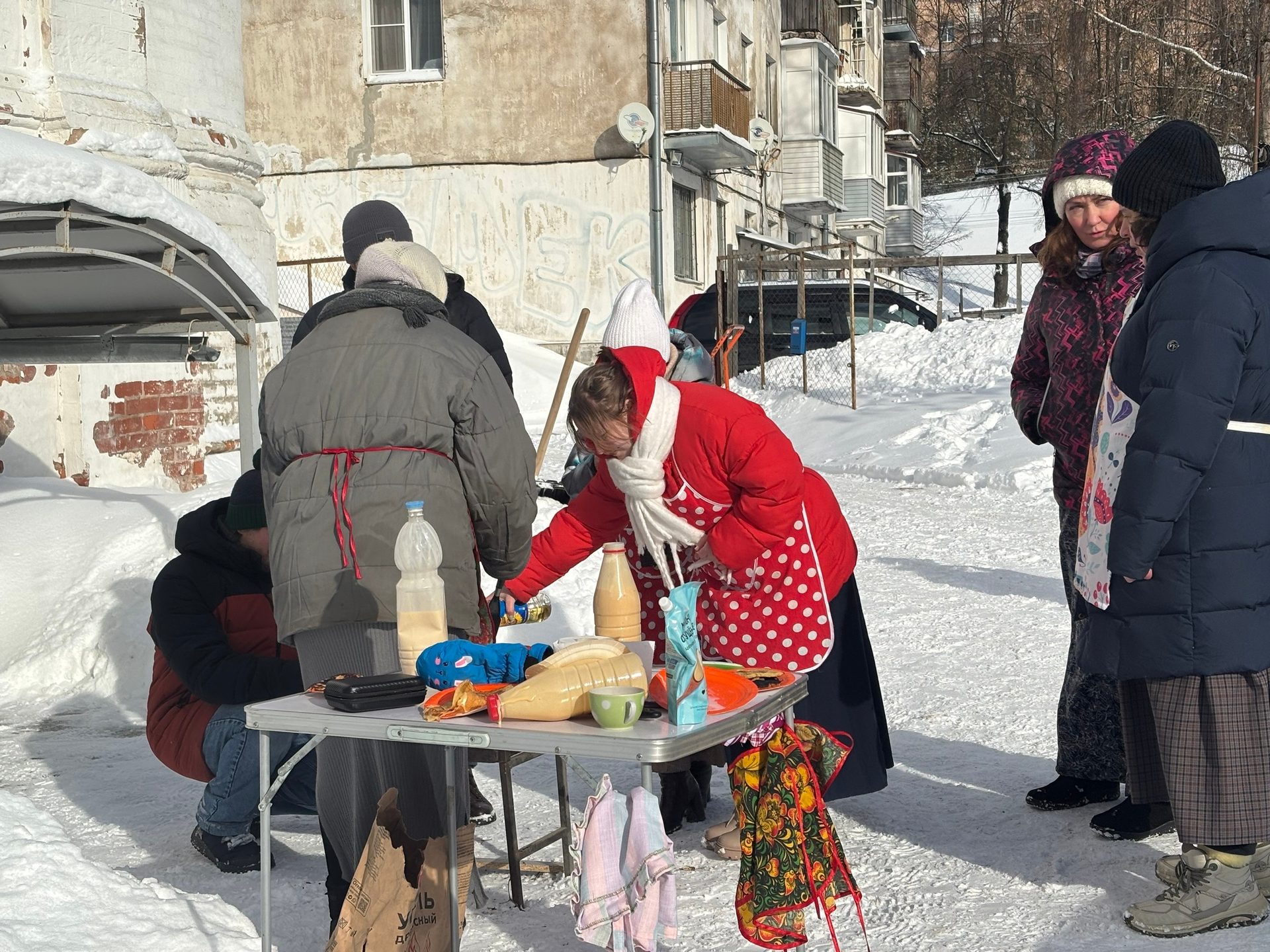 Вознесенское чаепитие с блинами