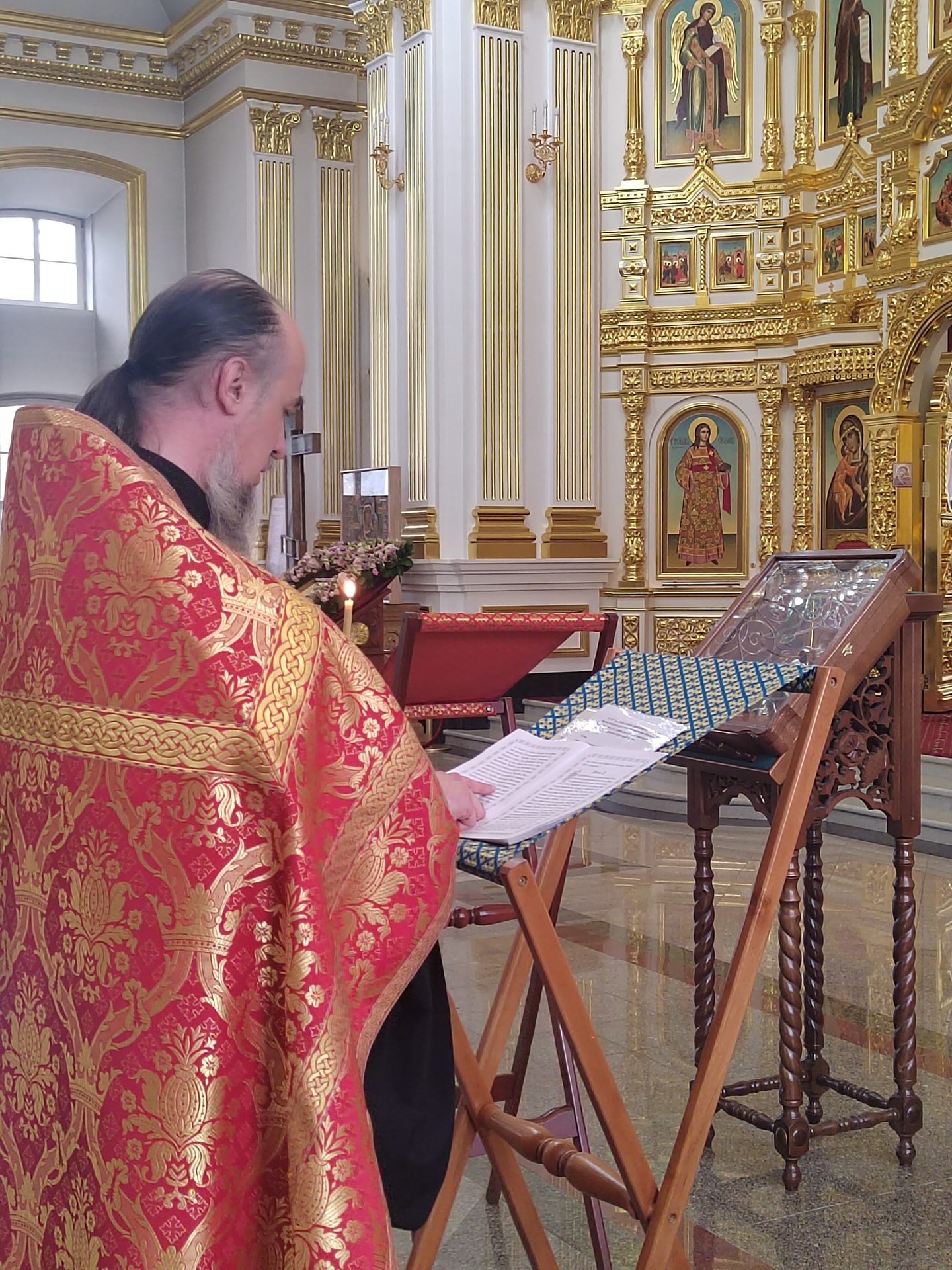 Акафист Пресвятой Богородице пред иконой Феодоровская Богоявленский со
