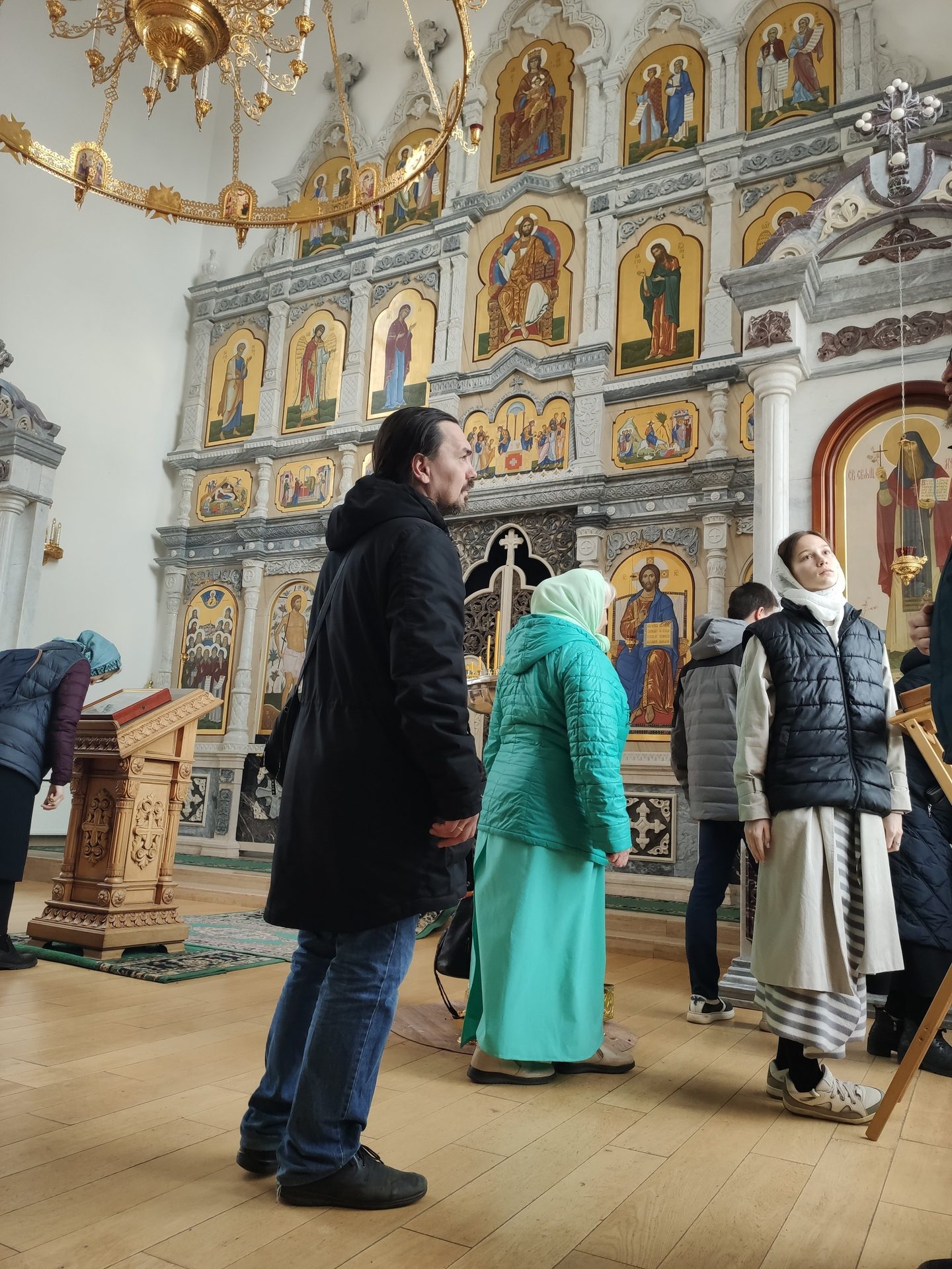 На обратном пути традиционно заехали в Клыково, Спаса Нерукотворного п