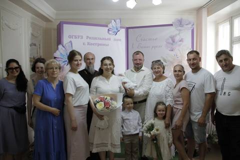 А в нашем приходе пополнение