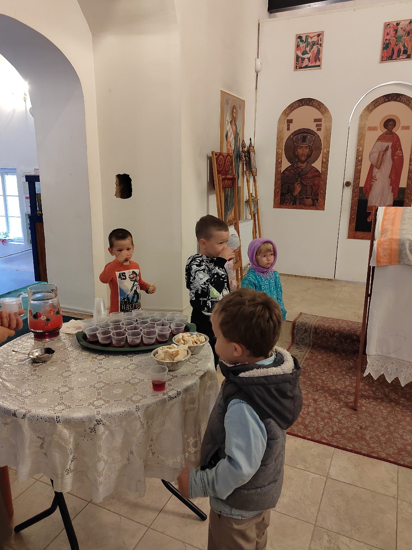 Юные вознесенские прихожане