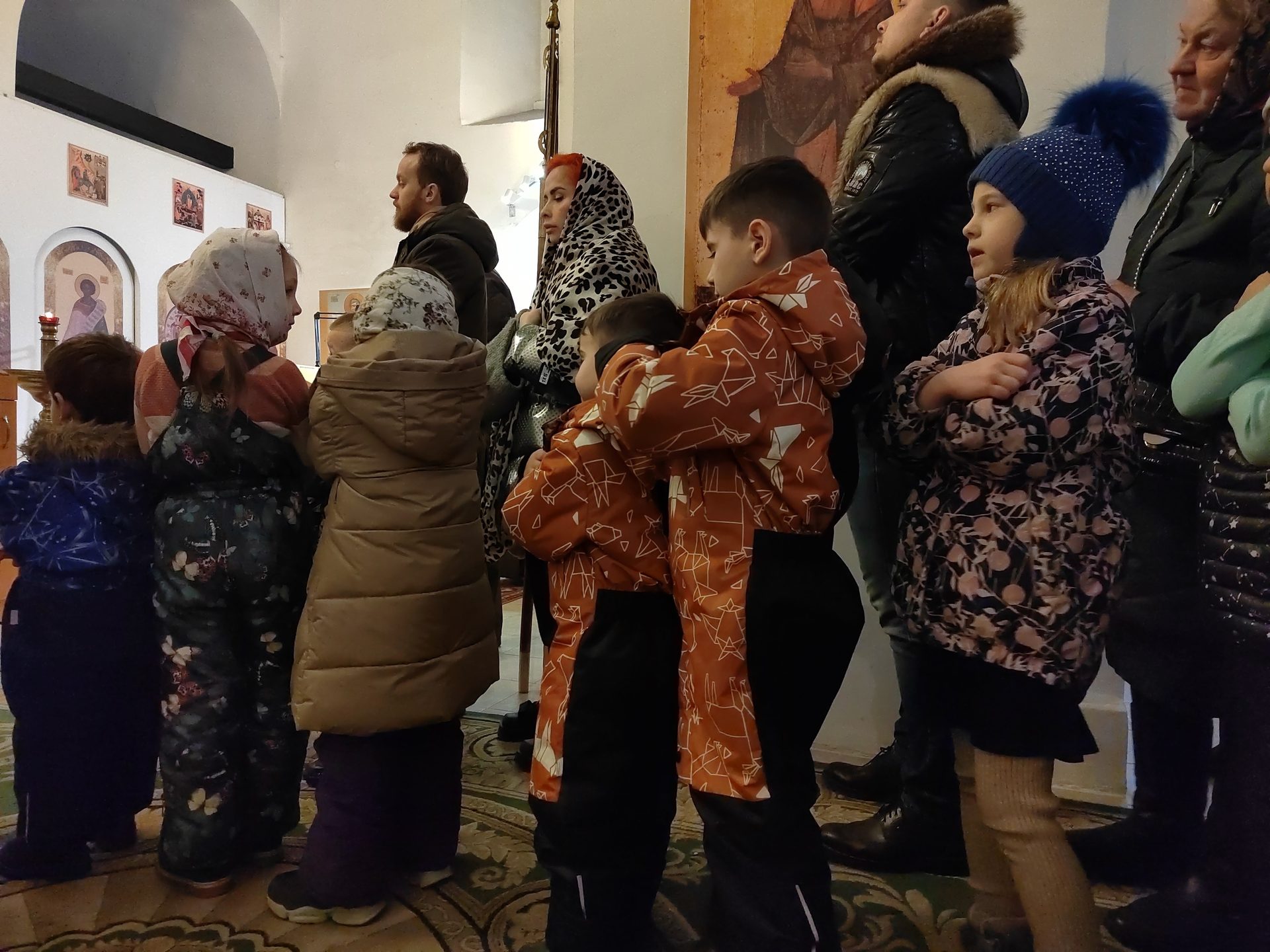 Юные вознесенские прихожане