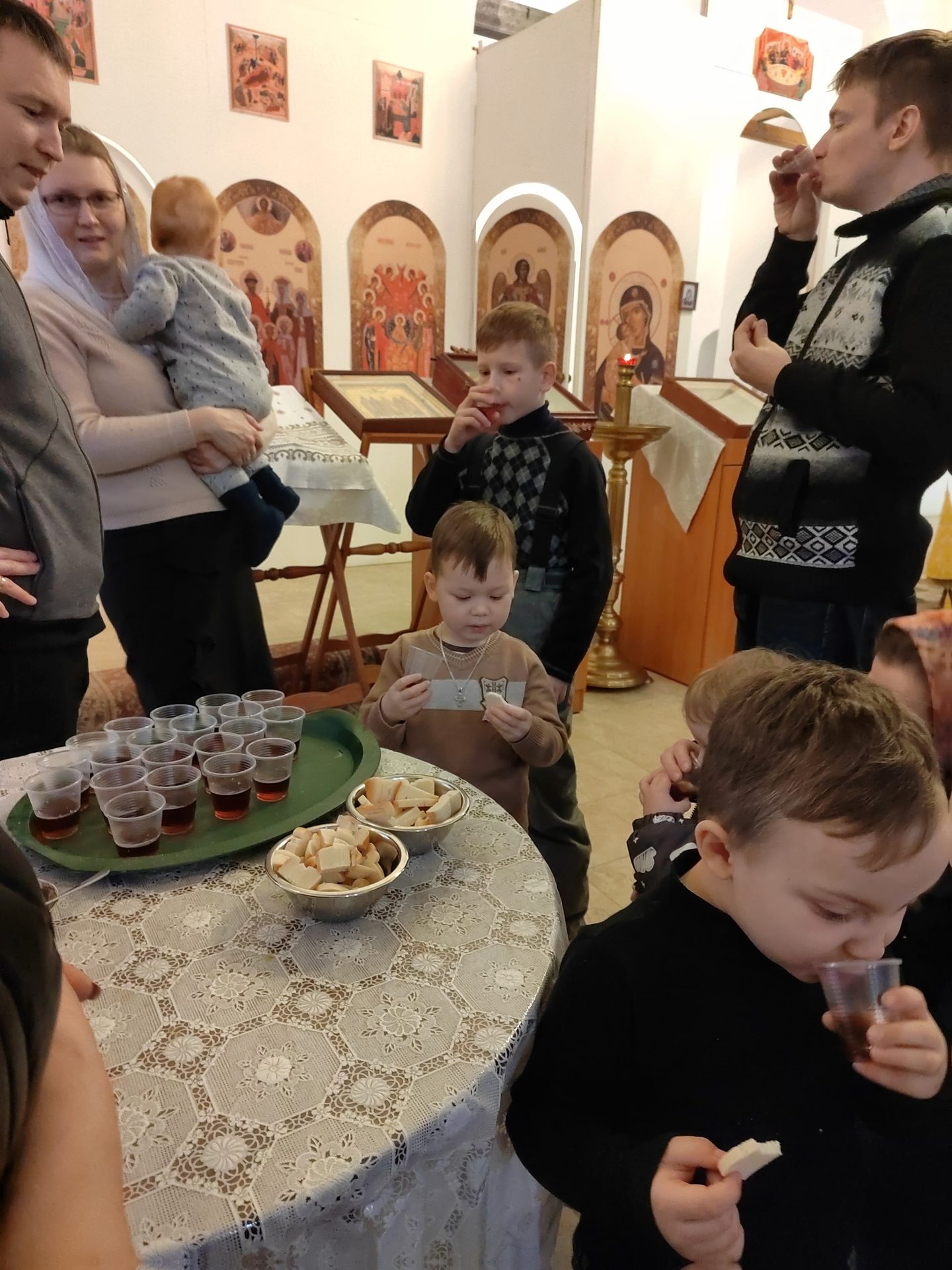 Юные вознесенские прихожане