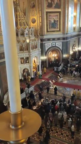 Фестиваль «Свет Христов»: литургия в Храме Христа Спасителя