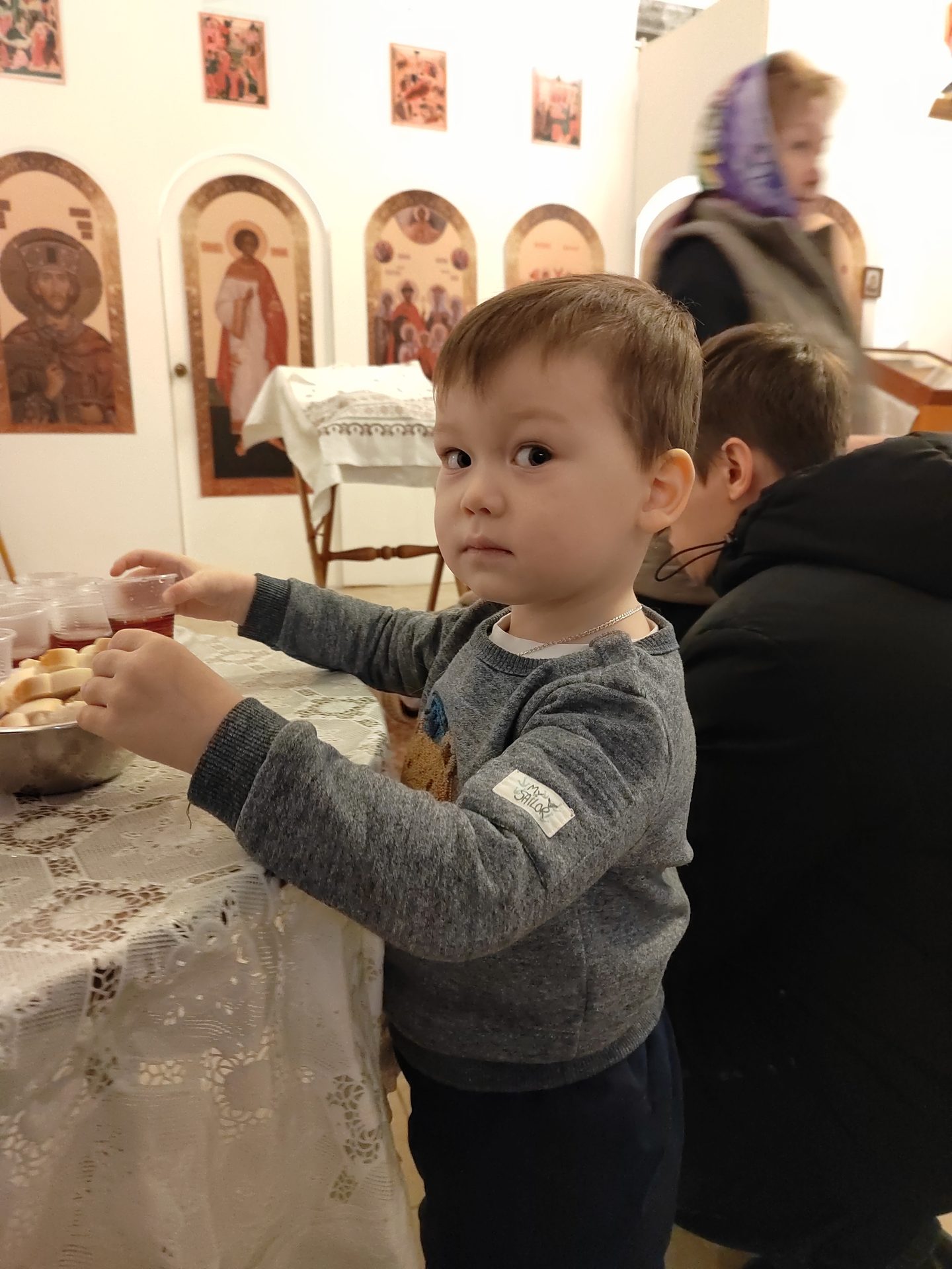 Юные вознесенские прихожане