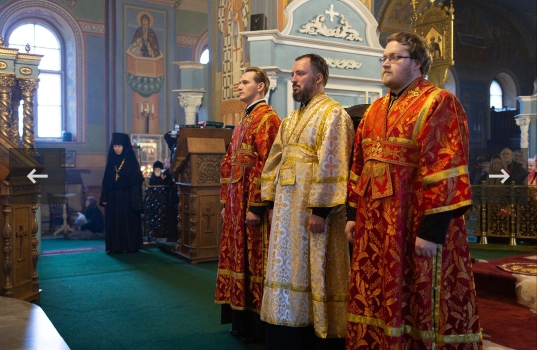 Диаконская хиротония прихожанина Михаила Феофанова