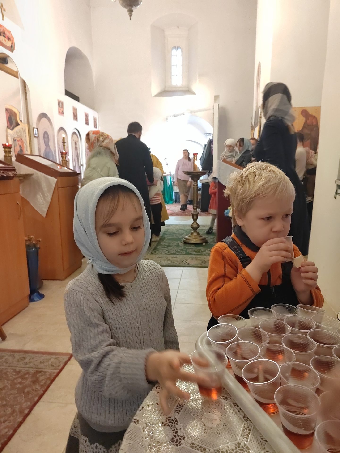Юные вознесенские прихожане
