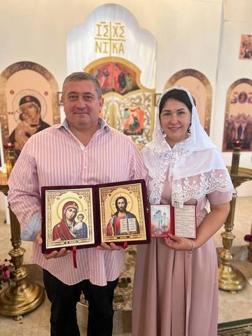 В минувшее воскресенье в нашем храме прошло Таинство Венчания наших до