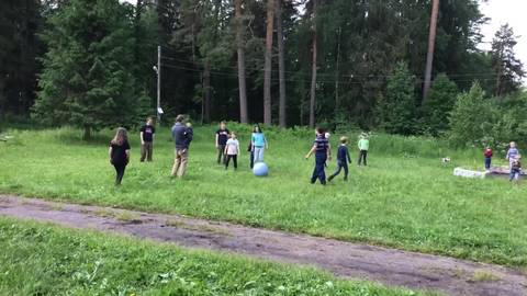 Подвижные спортивные игры в Семенково на #ВознесенскиеКаникулы