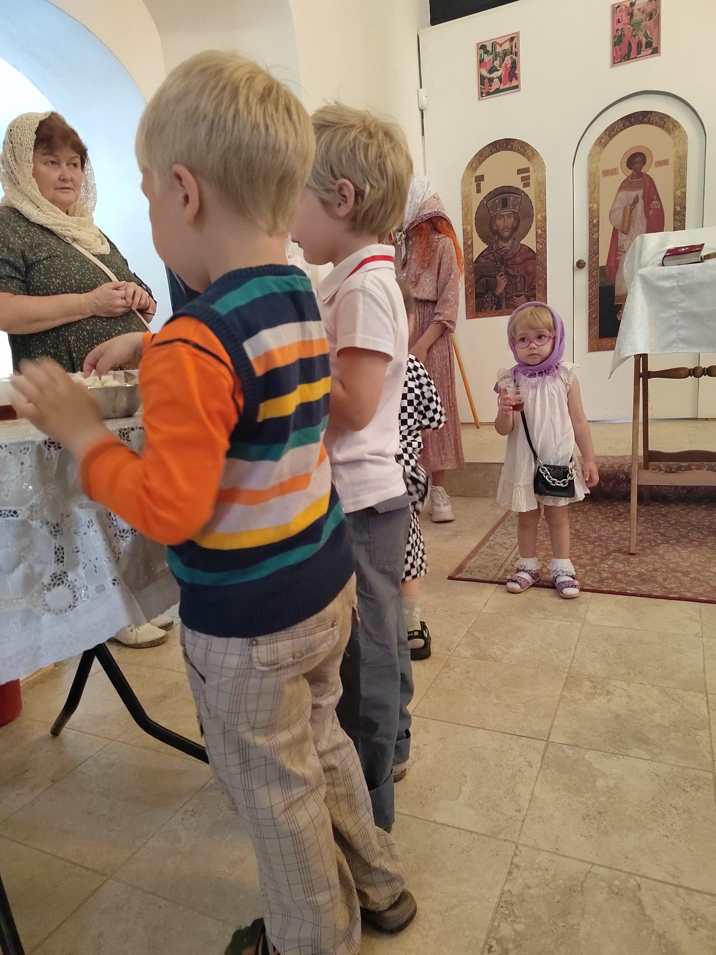 Юные вознесенские прихожане