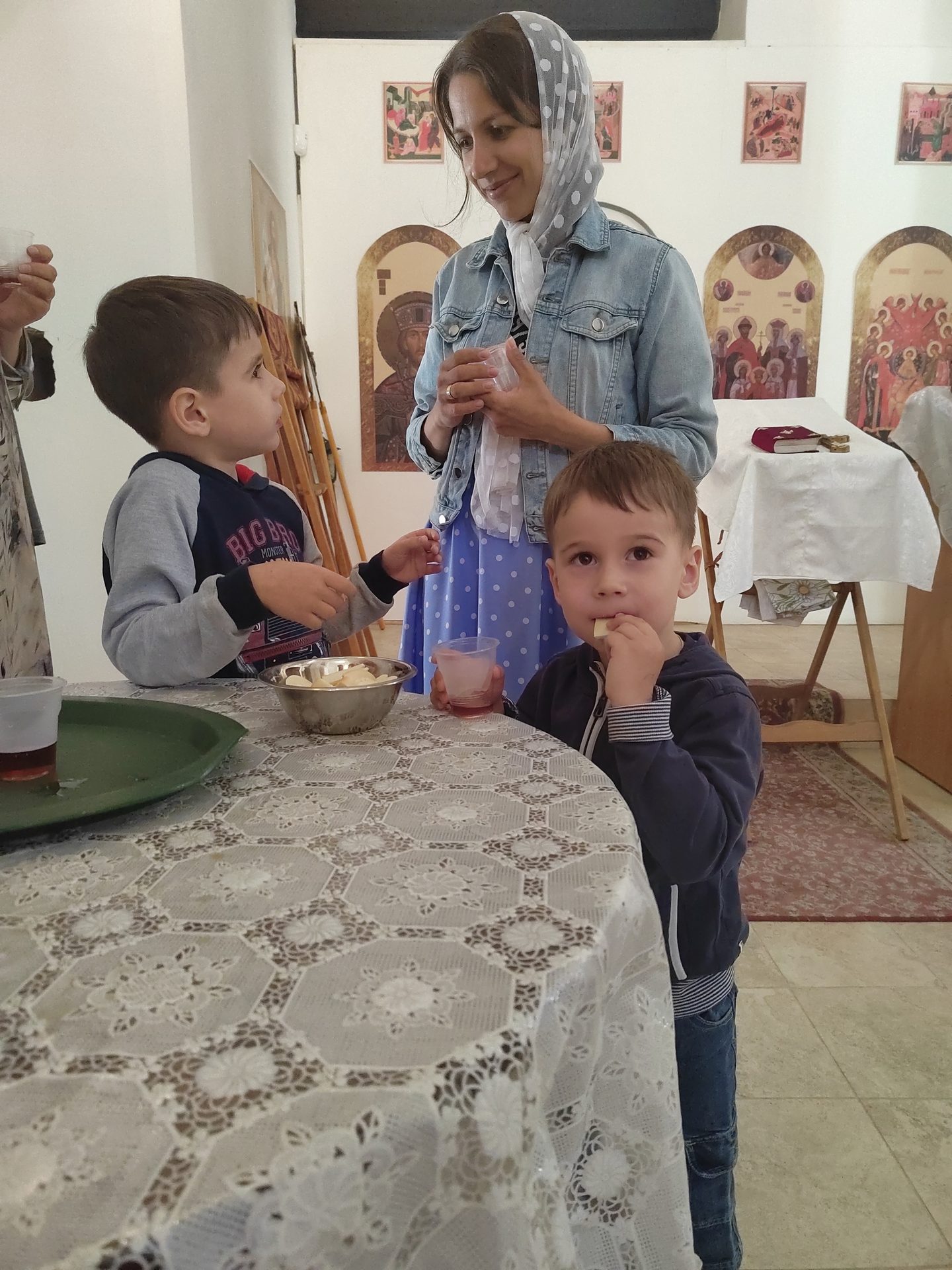 Юные вознесенские прихожане