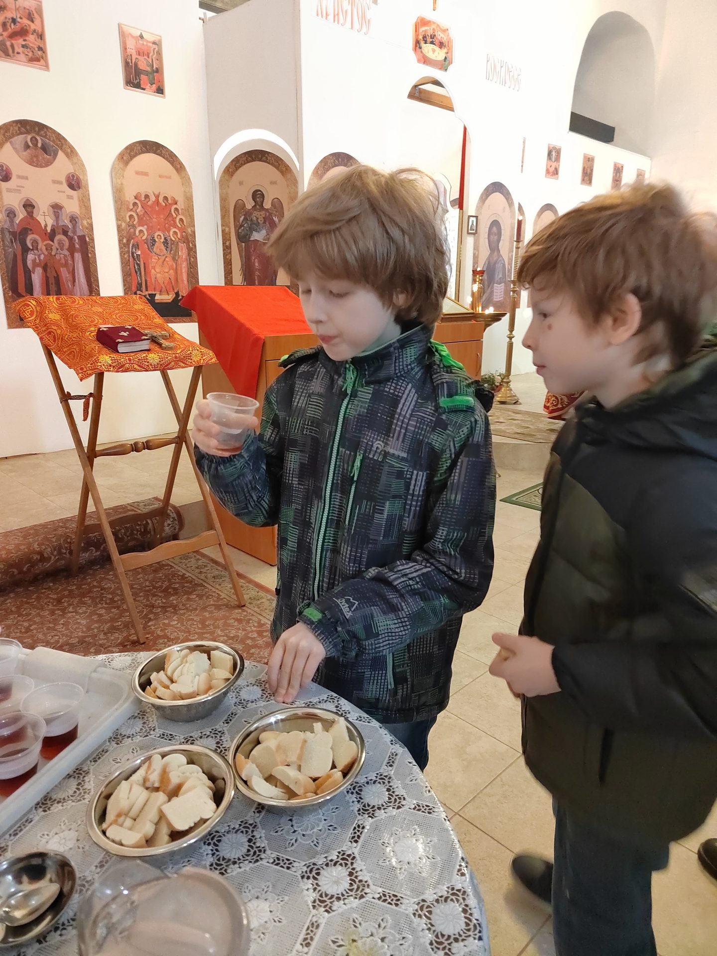 Юные вознесенские прихожане