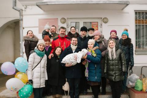 В нашем приходе пополнение