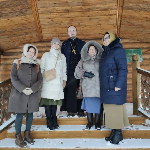 Во второй день нового года: Посетили Николо-Бабаевский монастырь малым
