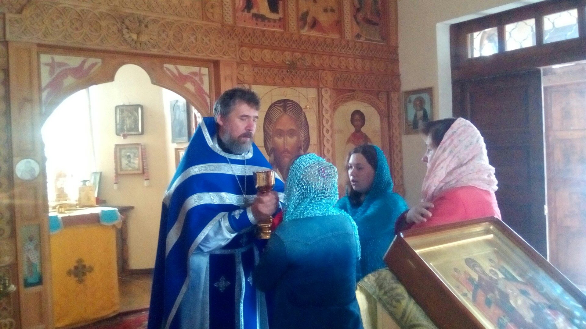 31 августа. Божественная Литургия в храме Всецарицы. Престольный празд