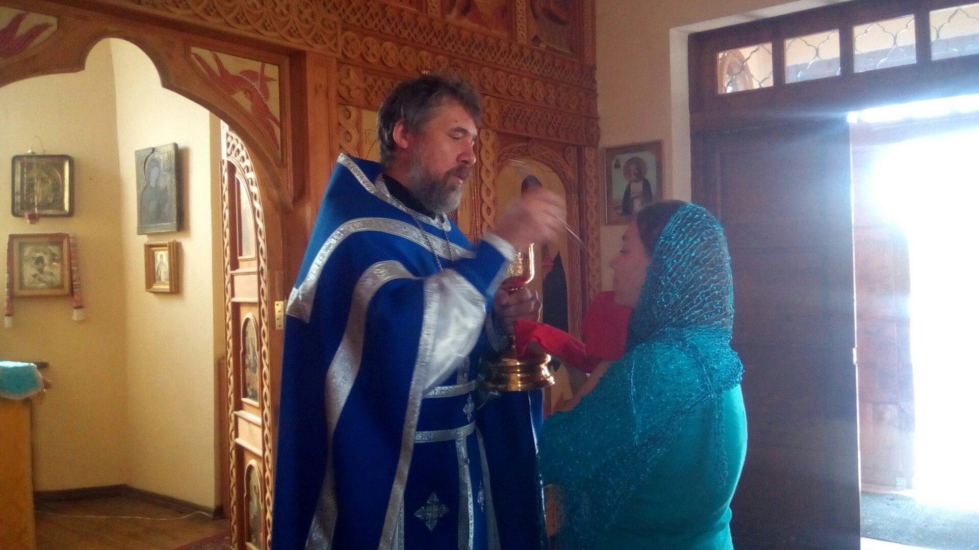31 августа. Божественная Литургия в храме Всецарицы. Престольный празд
