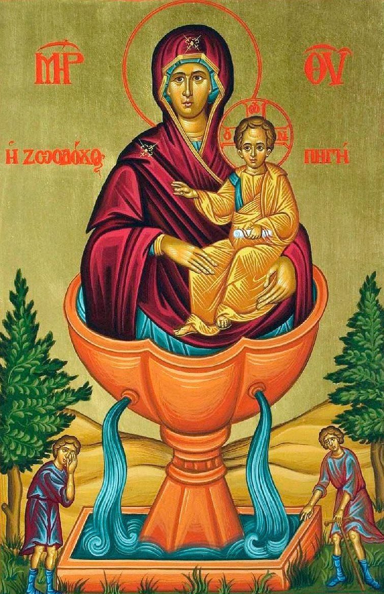Икона Богородицы «Живоносный Источник»
