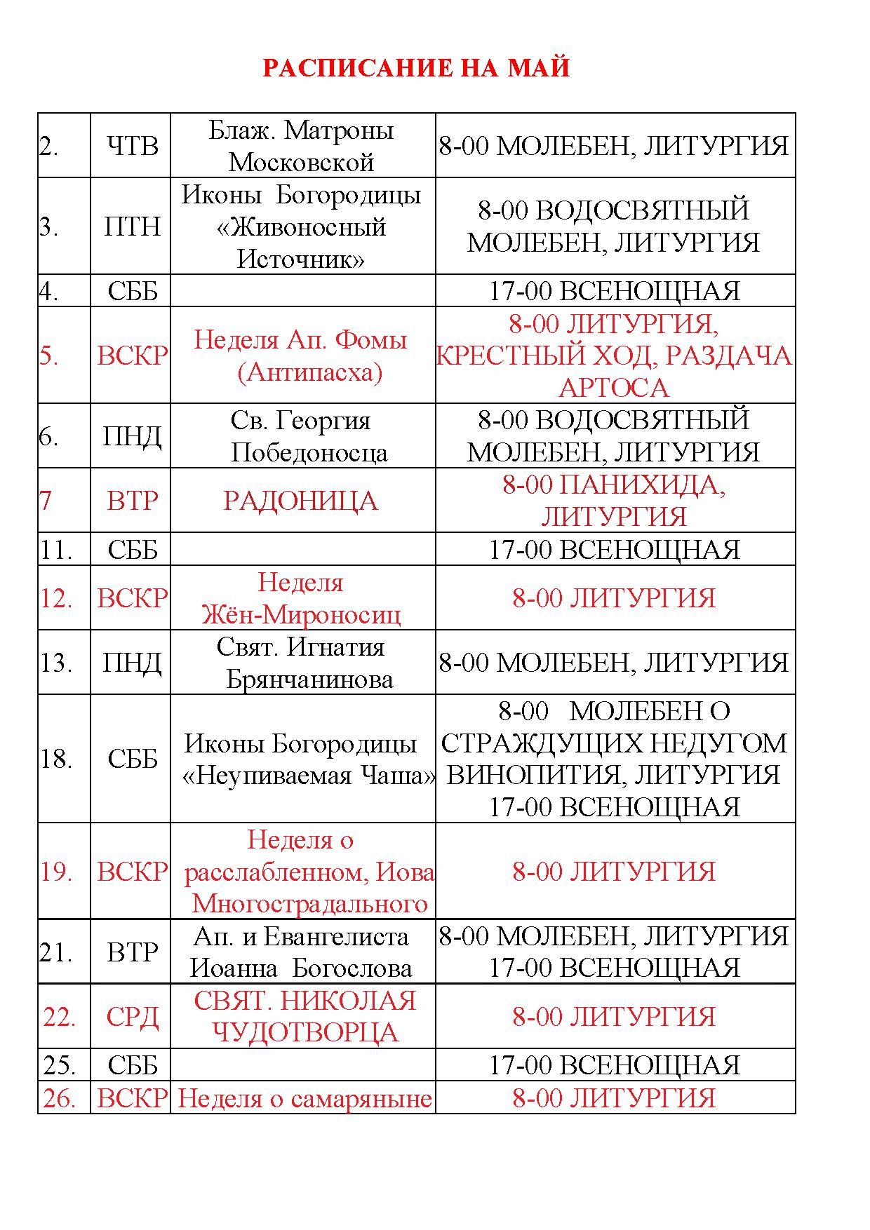 Из жизни прихода