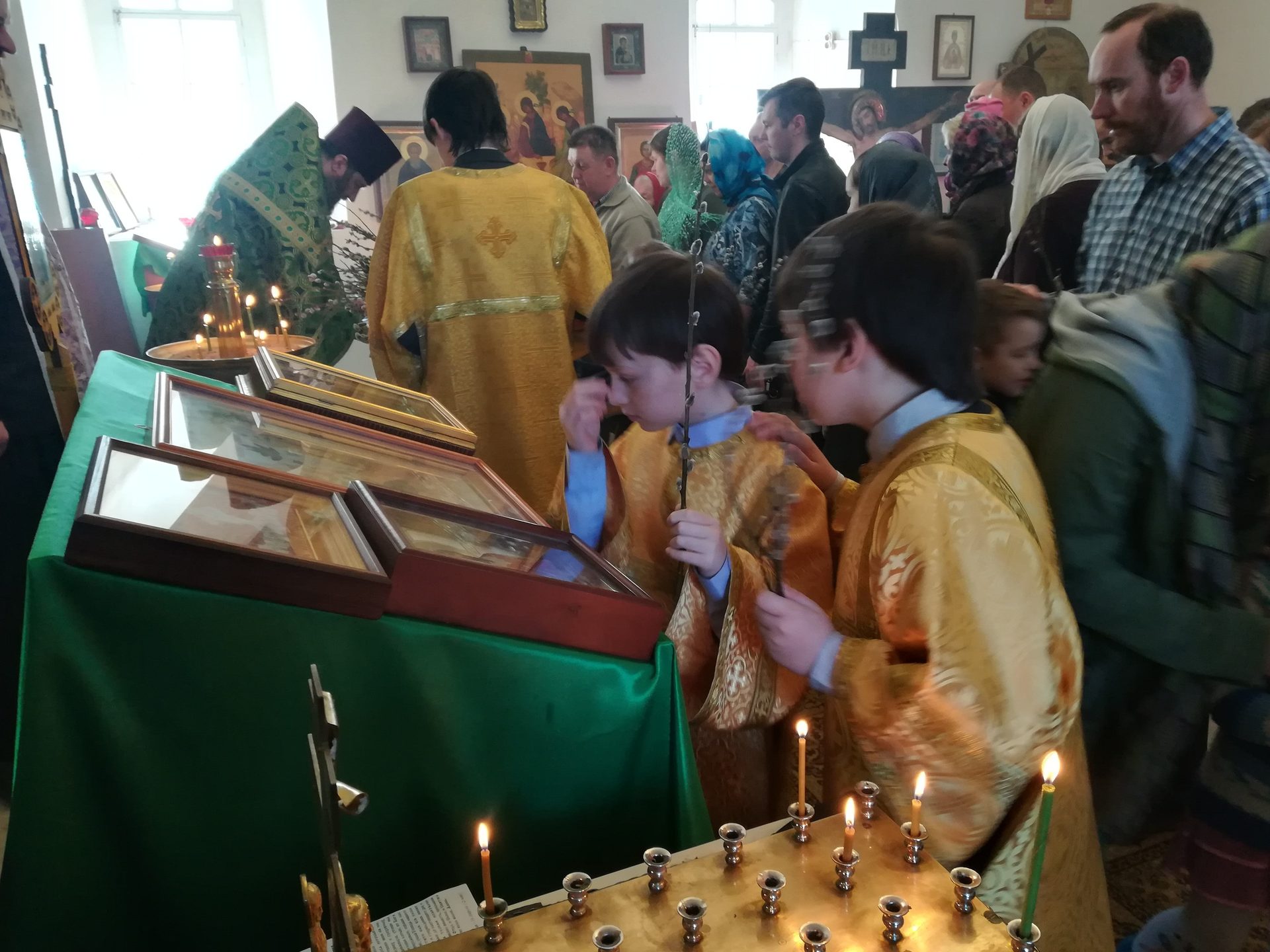 21 апреля. ВХОД ГОСПОДЕНЬ В ИЕРУСАЛИМ. Божественная Литургия.