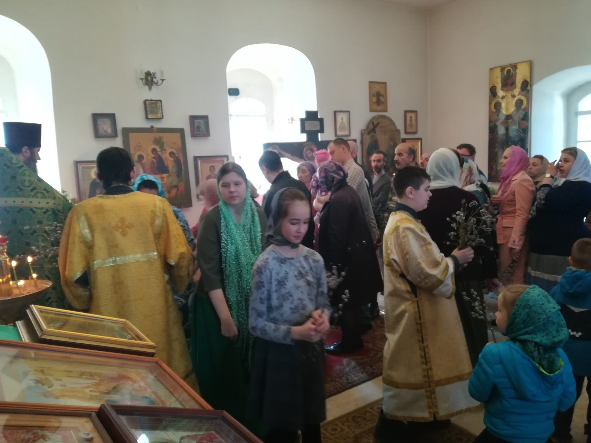 21 апреля. ВХОД ГОСПОДЕНЬ В ИЕРУСАЛИМ. Божественная Литургия.