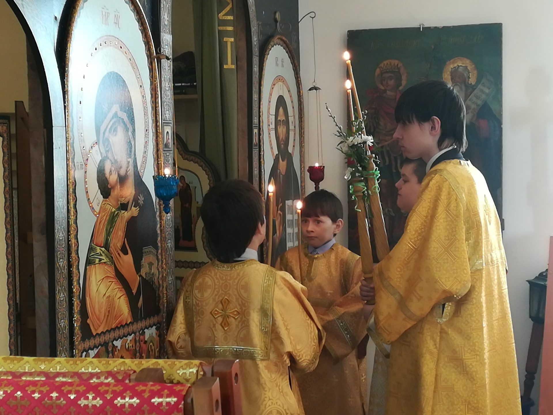 21 апреля. ВХОД ГОСПОДЕНЬ В ИЕРУСАЛИМ. Божественная Литургия.