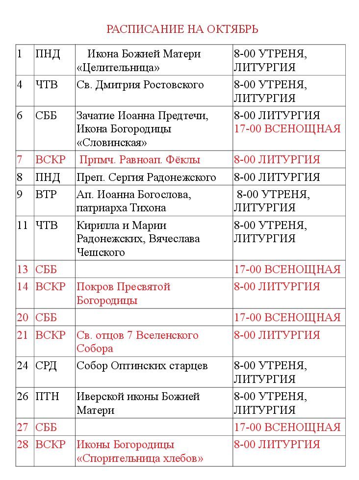 Из жизни прихода