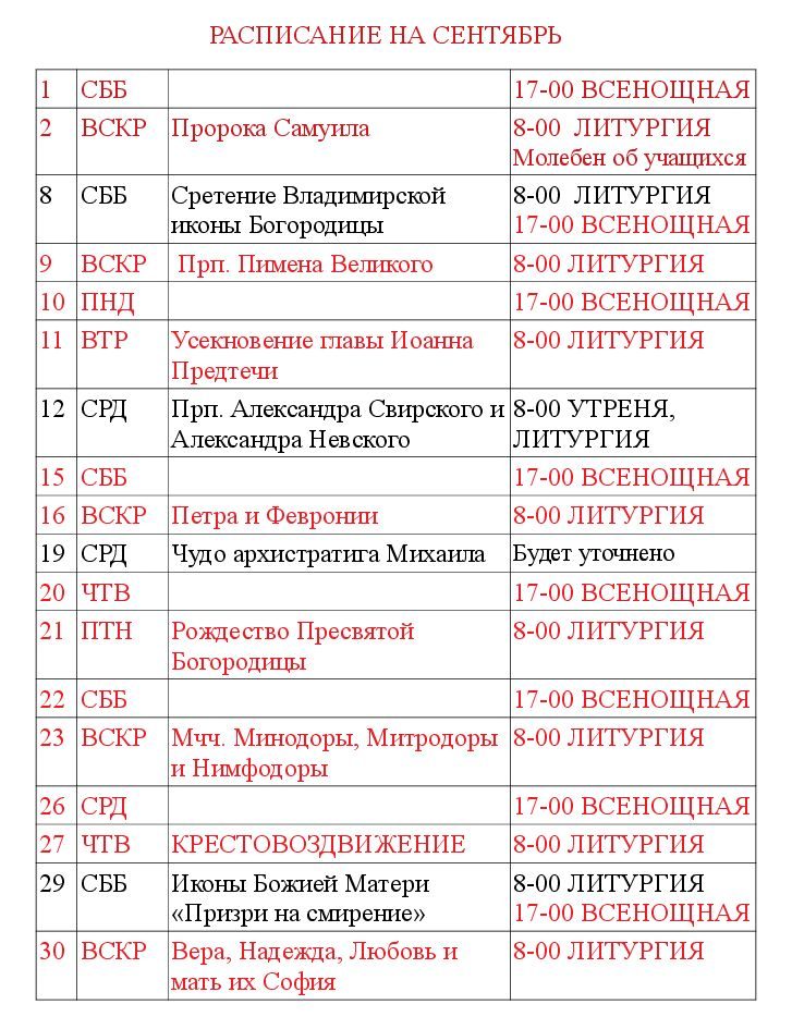 Из жизни прихода