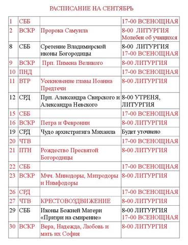 Из жизни прихода