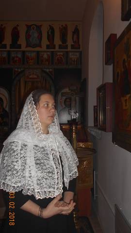 Поздравляем нашу певчую Ксению с именинами