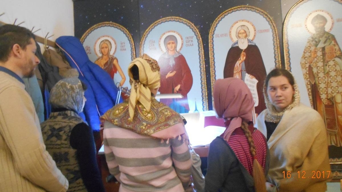 17 декабря. Всенощная и Литургия.