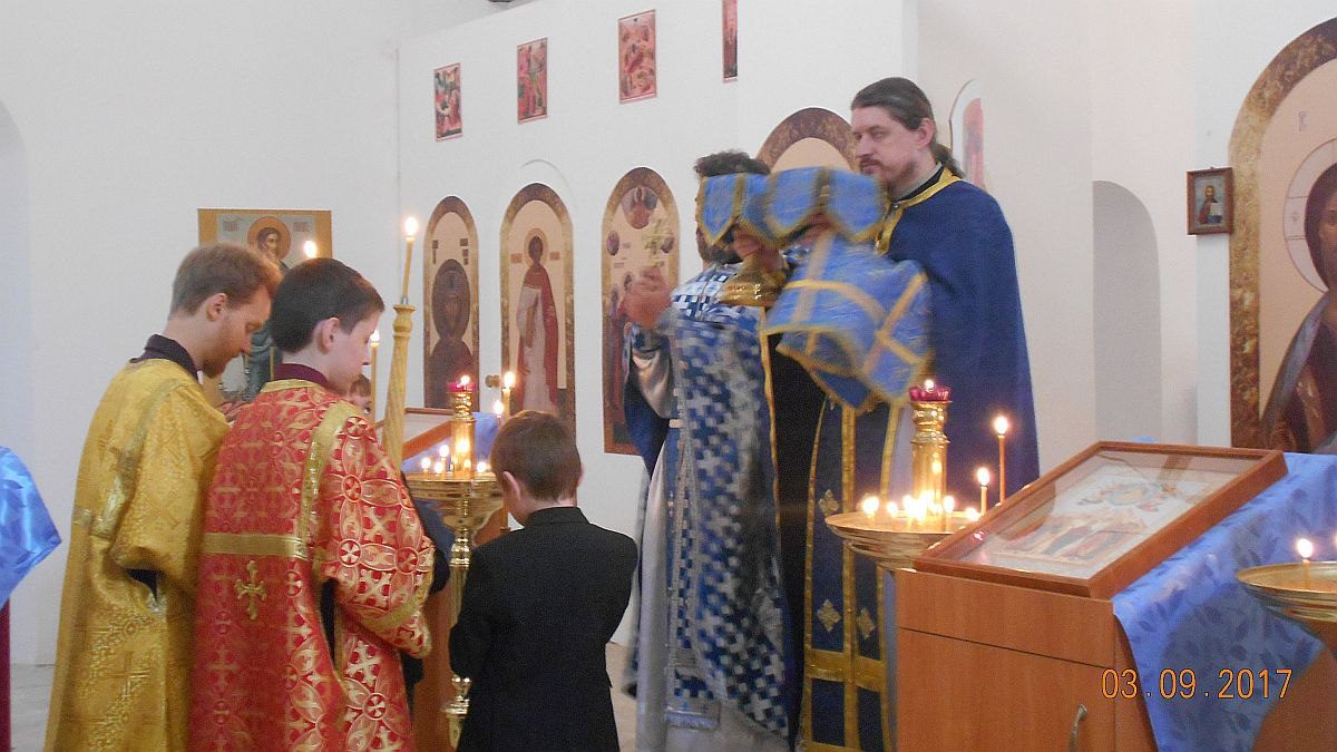 3 сентября.Воскресная Литургия.
