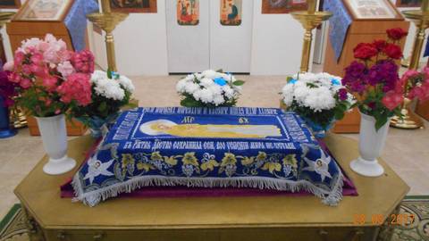28 августа. Вечер. Чин погребения плащаницы Пресвятой Богородицы.