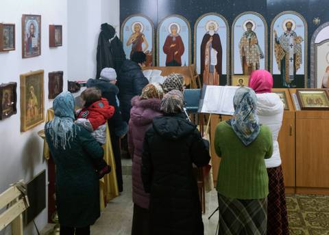 Престольный праздник - память святителя Николая, архиепископа Мир Лики