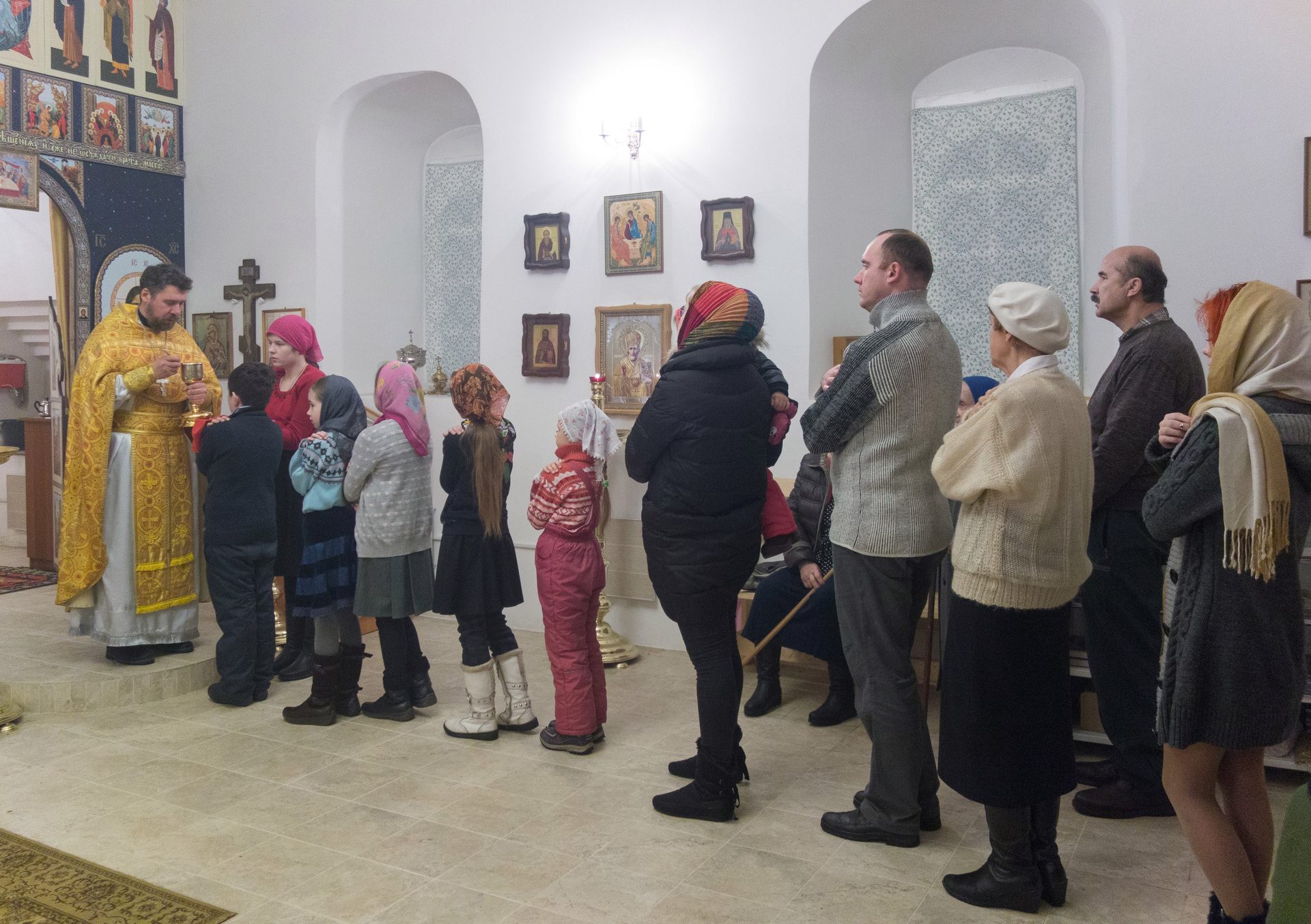 Божественная литургия в Неделю 26-ю по Пятидесятнице, 18 декабря 2016