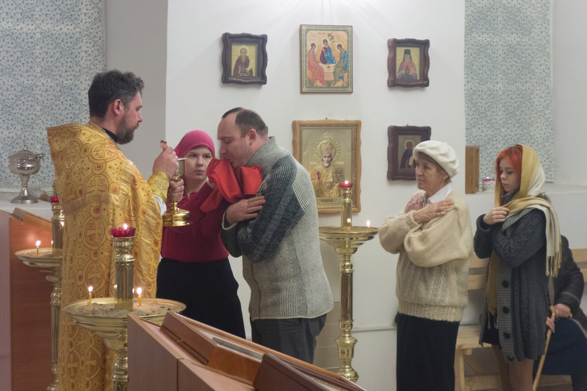 Божественная литургия в Неделю 26-ю по Пятидесятнице, 18 декабря 2016