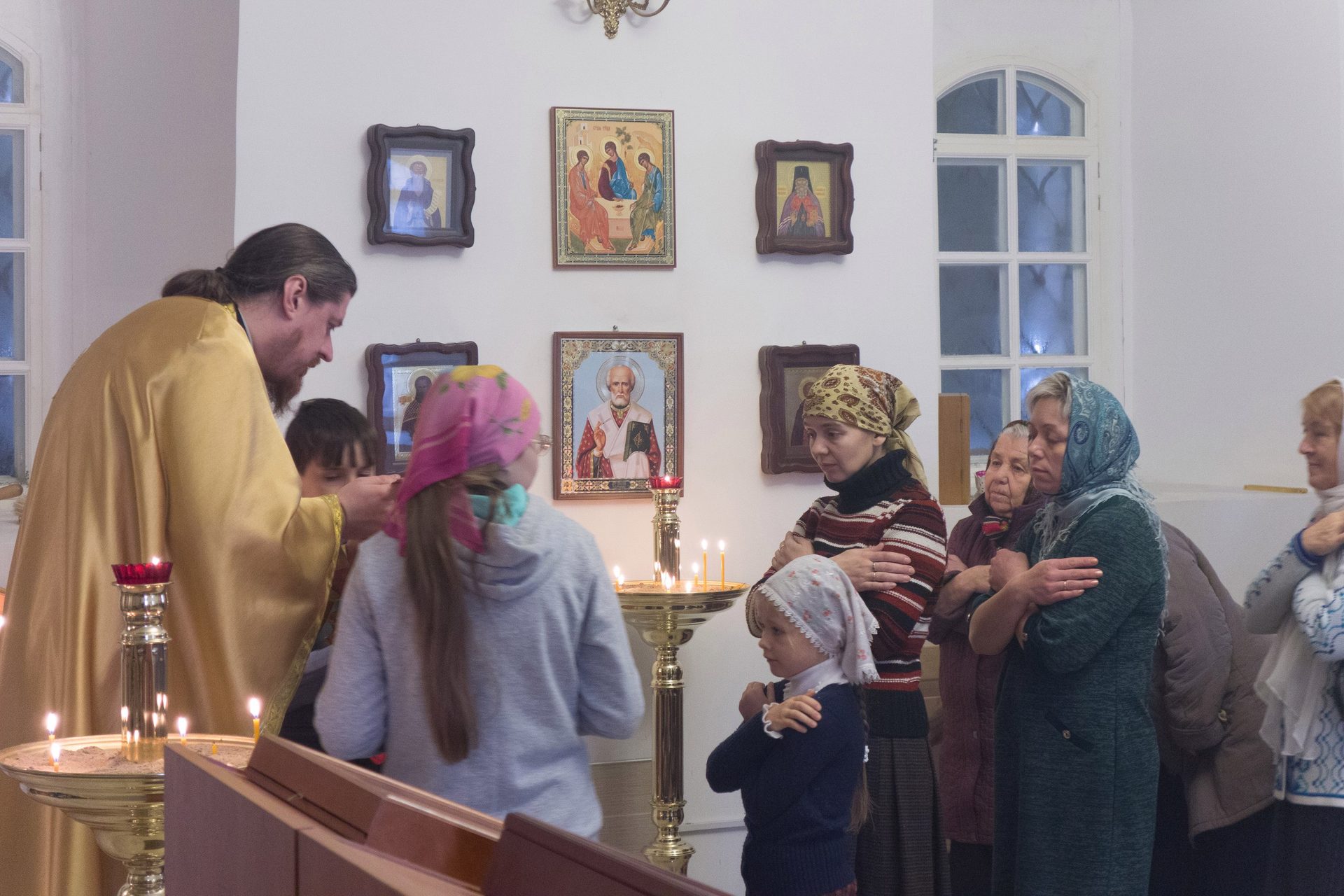 Божествнная литургия в Неделю 19-ю по Пятидесятнице