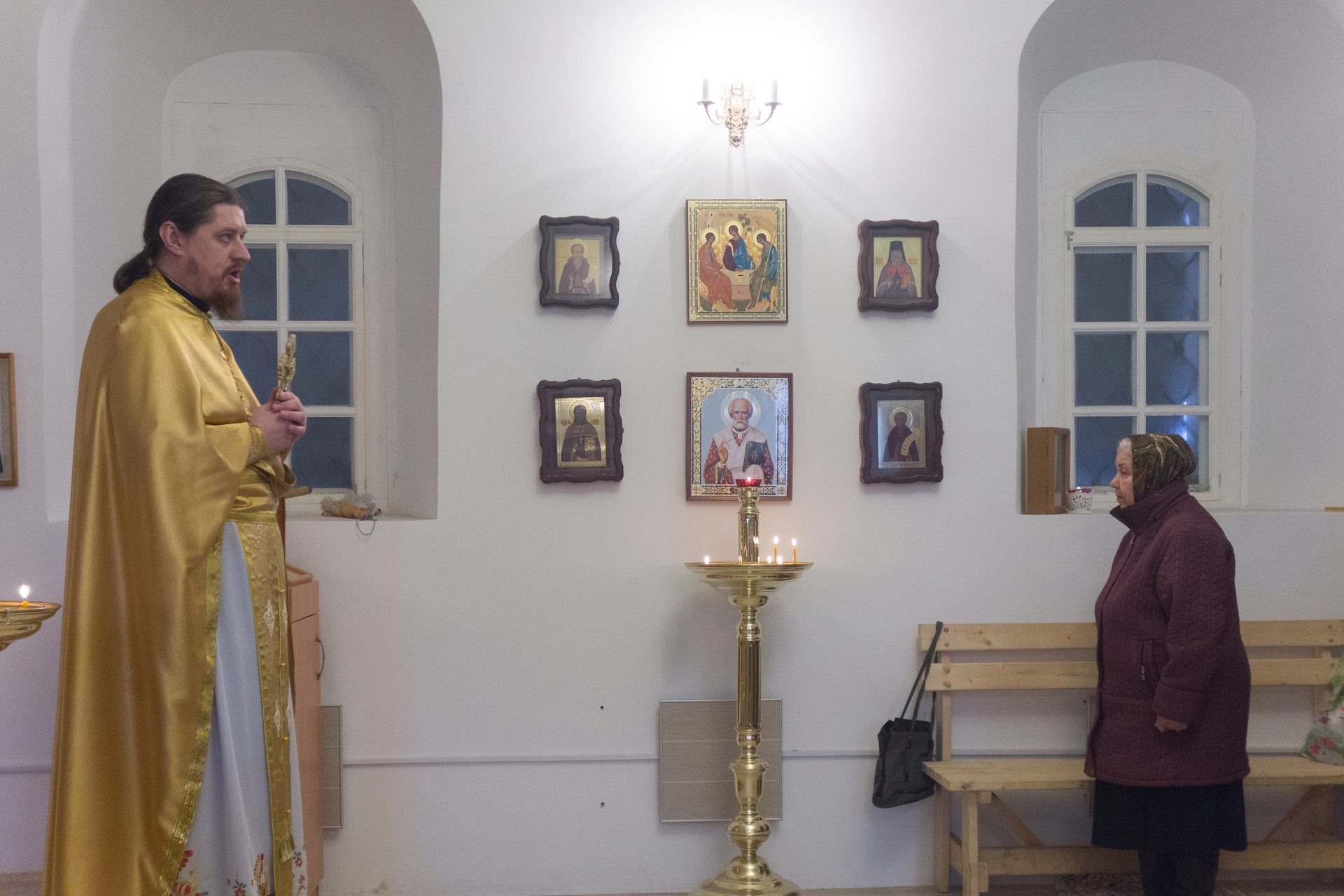 Божествнная литургия в Неделю 19-ю по Пятидесятнице