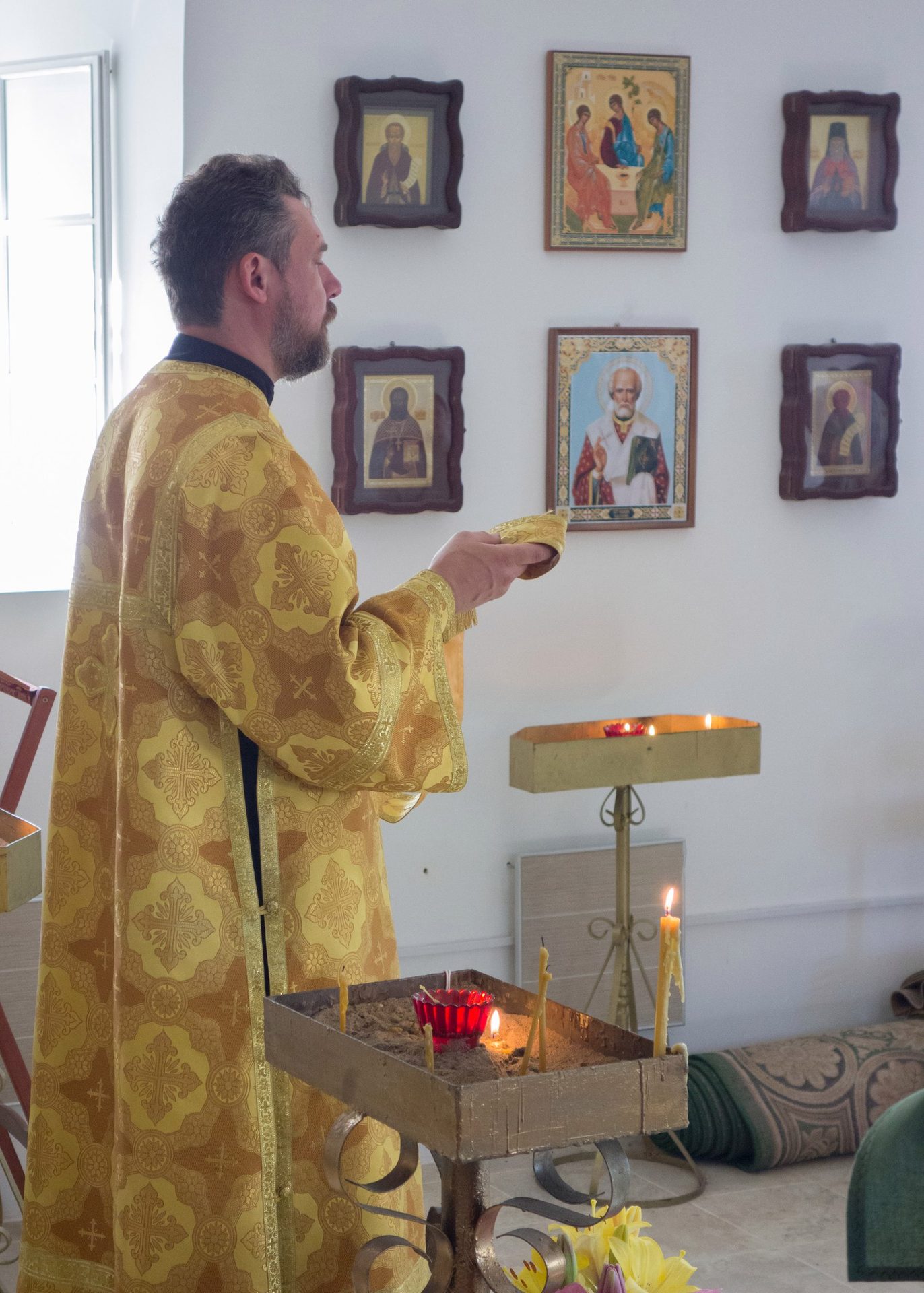 Божественная литургия в праздник свв