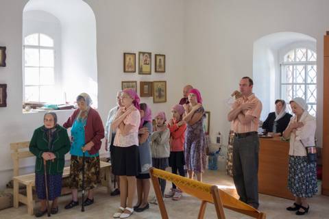 Божественная литургия в праздник свв