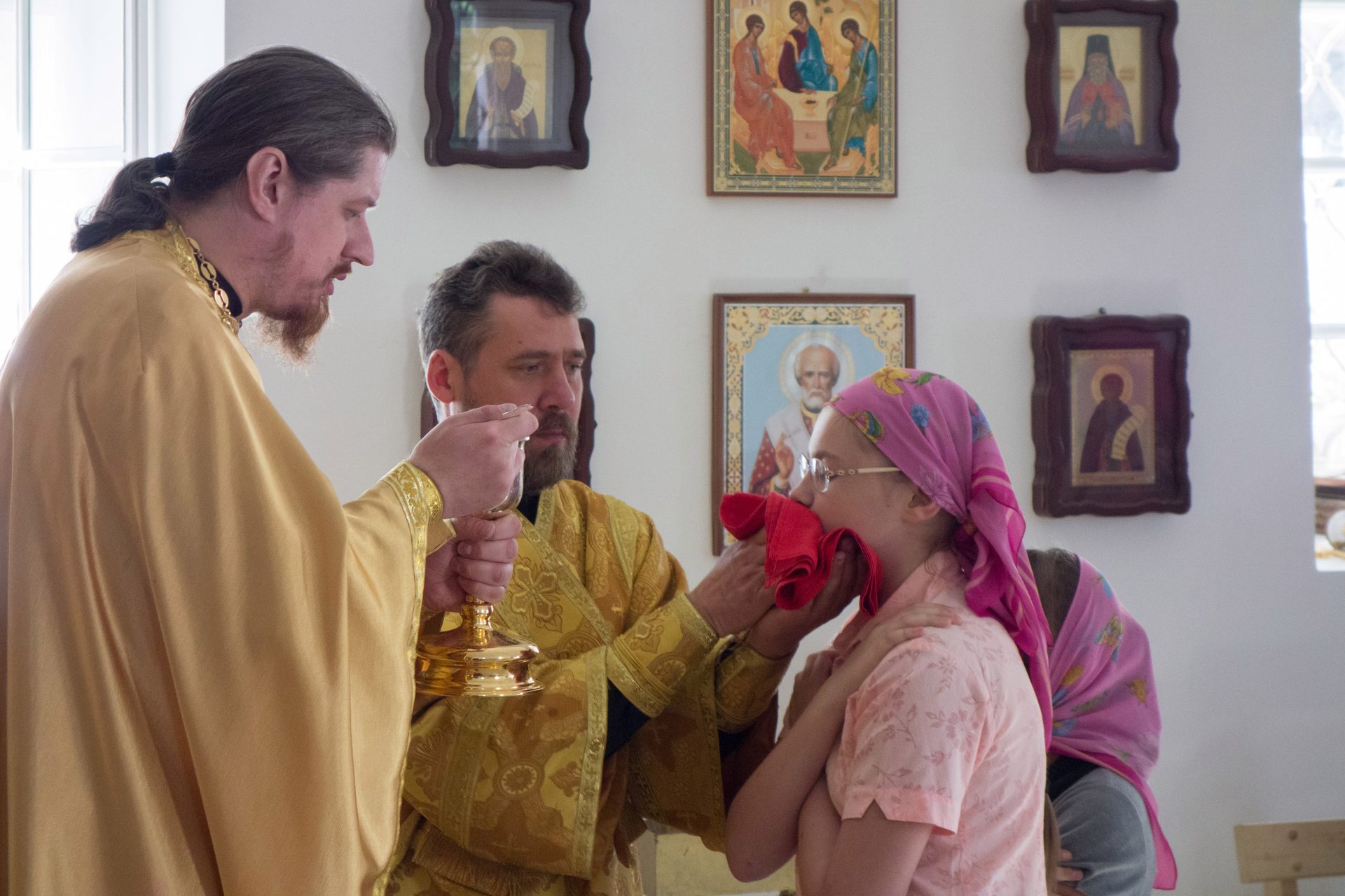 Божественная литургия в праздник свв