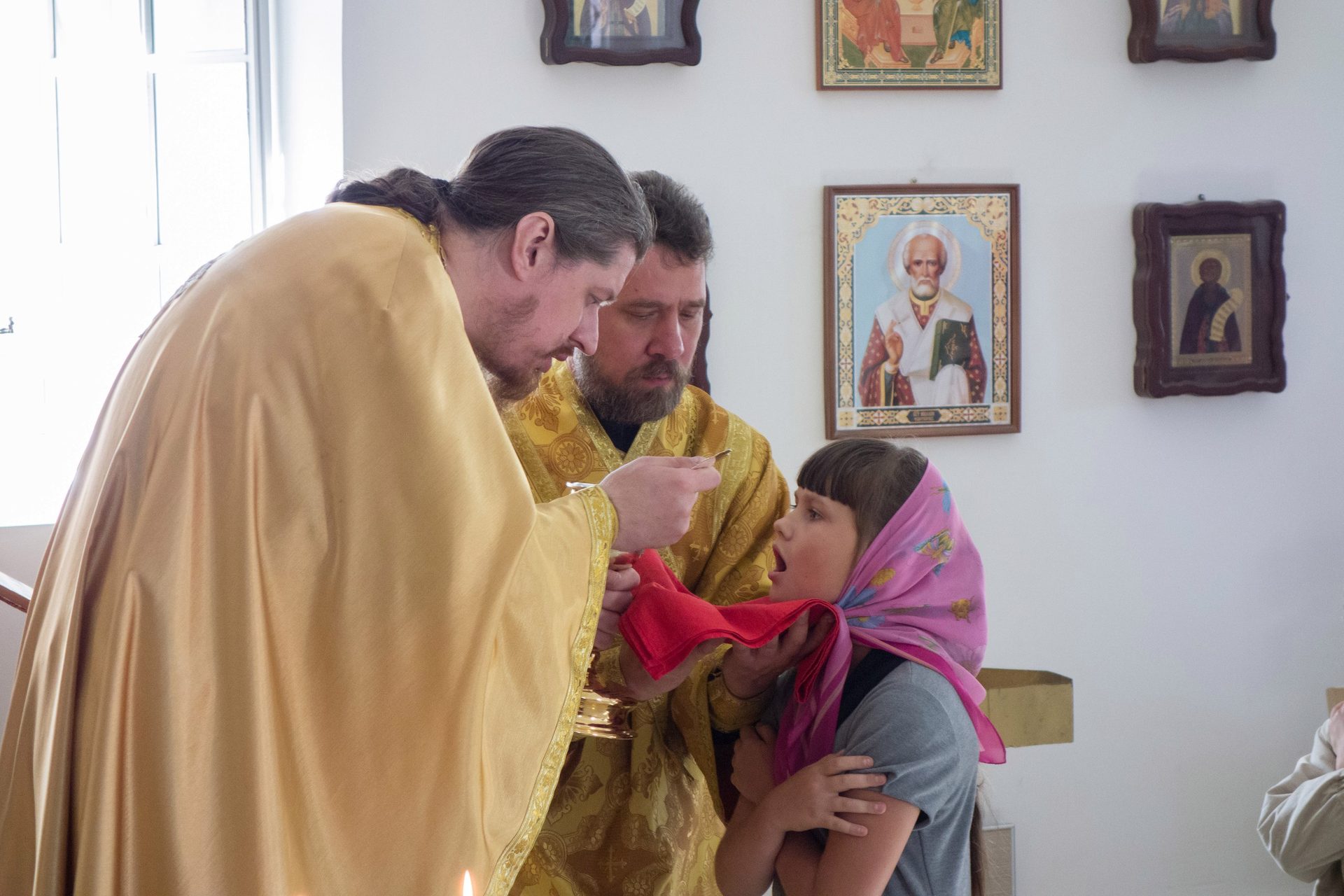 Божественная литургия в праздник свв