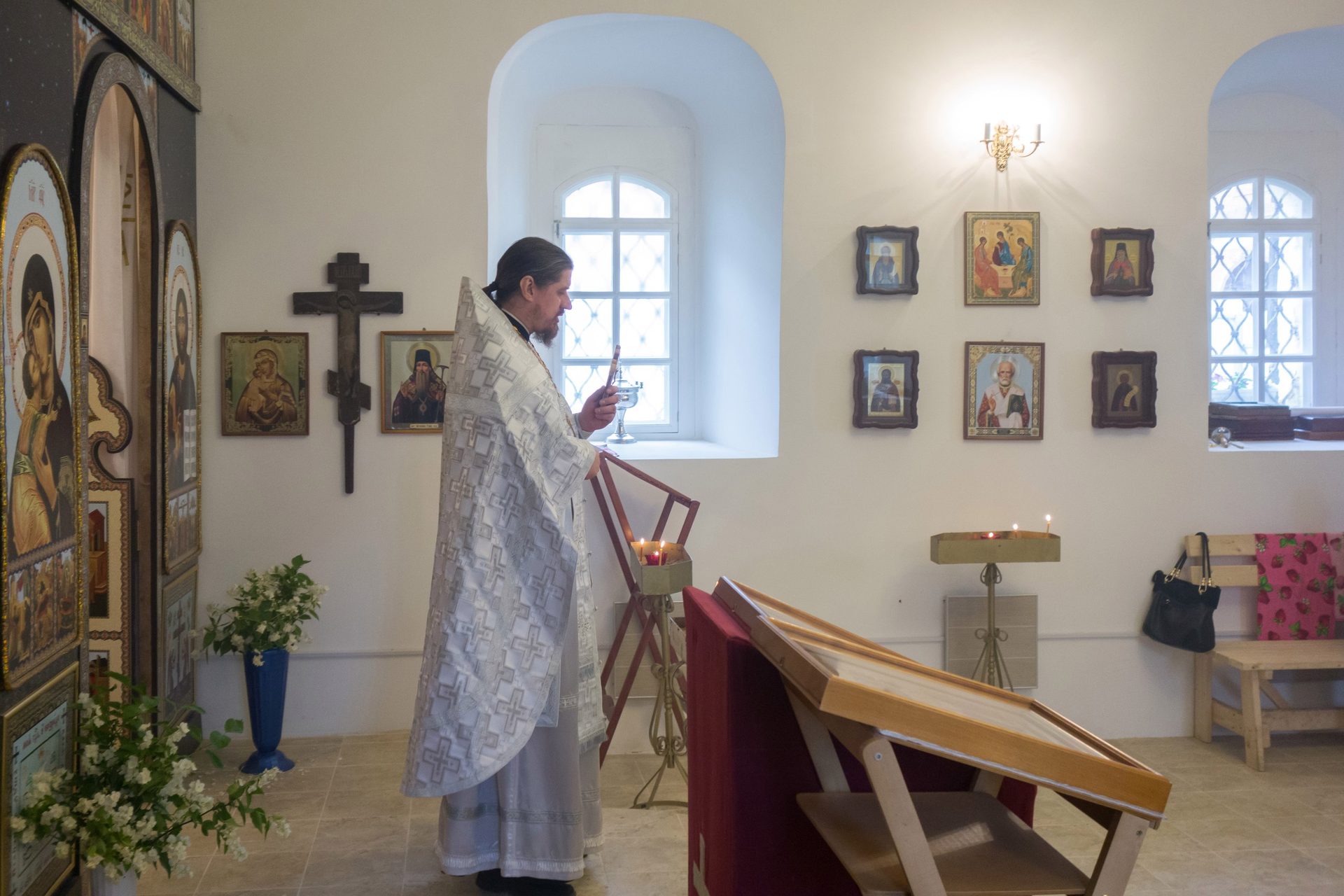 Божественная литургия в Неделю отцев I Вселенского Собора