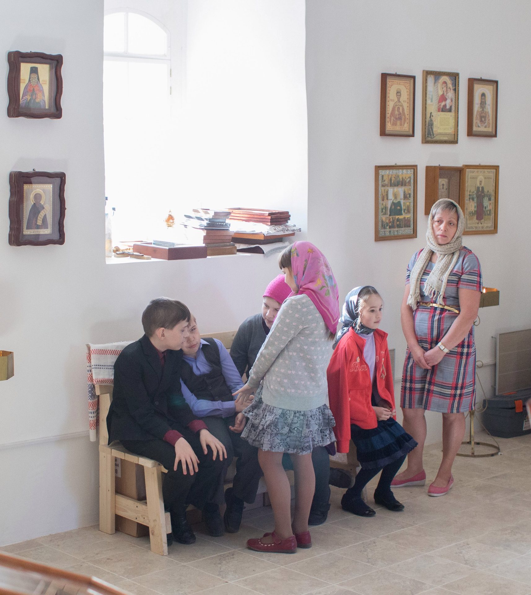 В Неделю жён-мироносиц в Никольском приделе храма Вознесения Господня