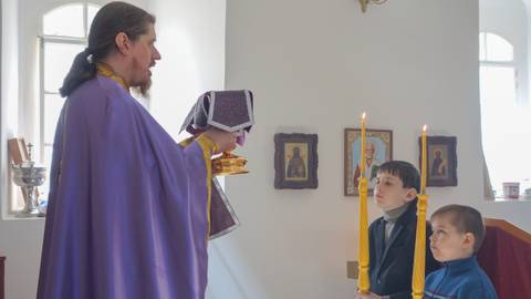 Воскресная литургия в день памяти преп