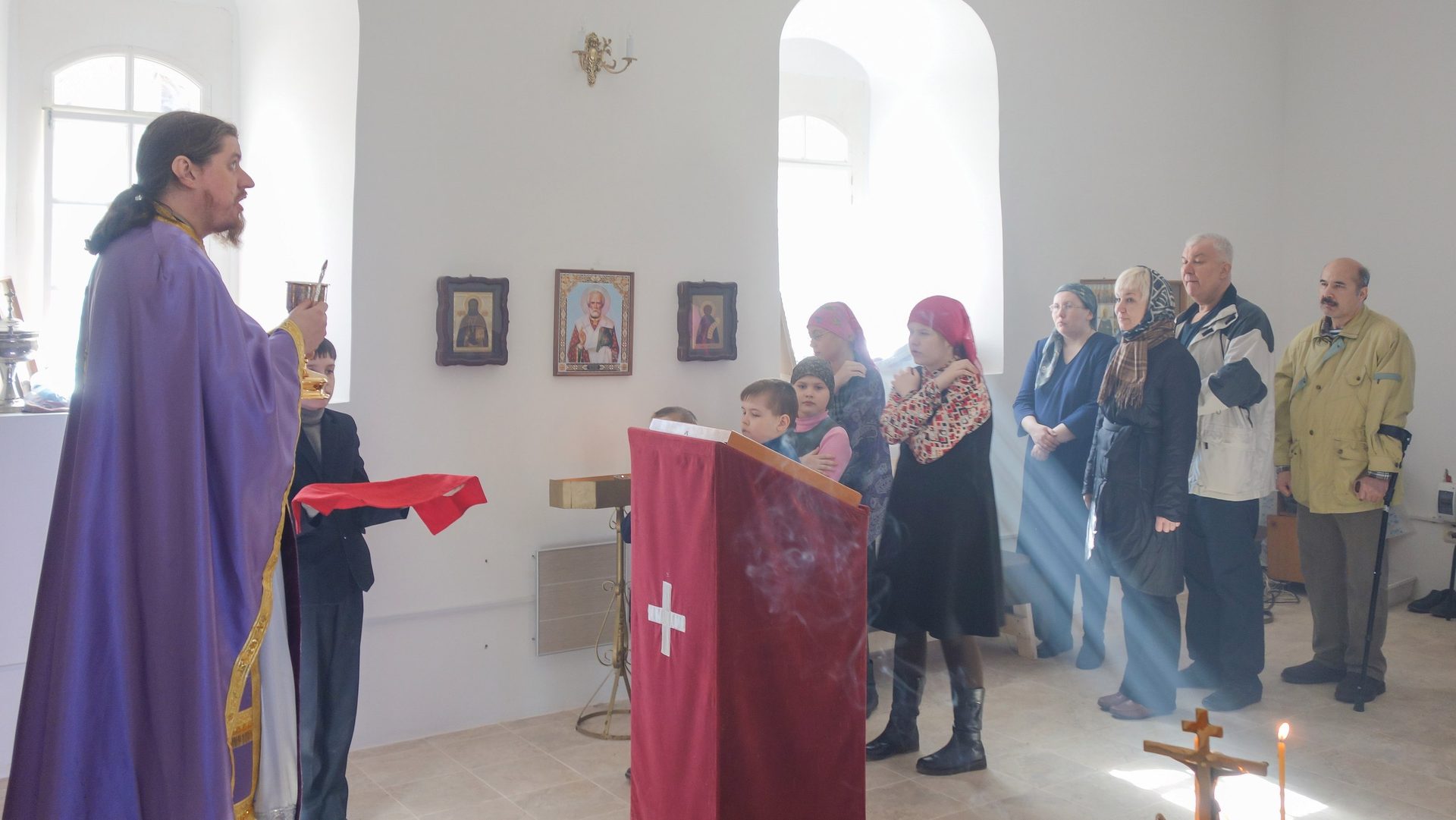Воскресная литургия в день памяти преп