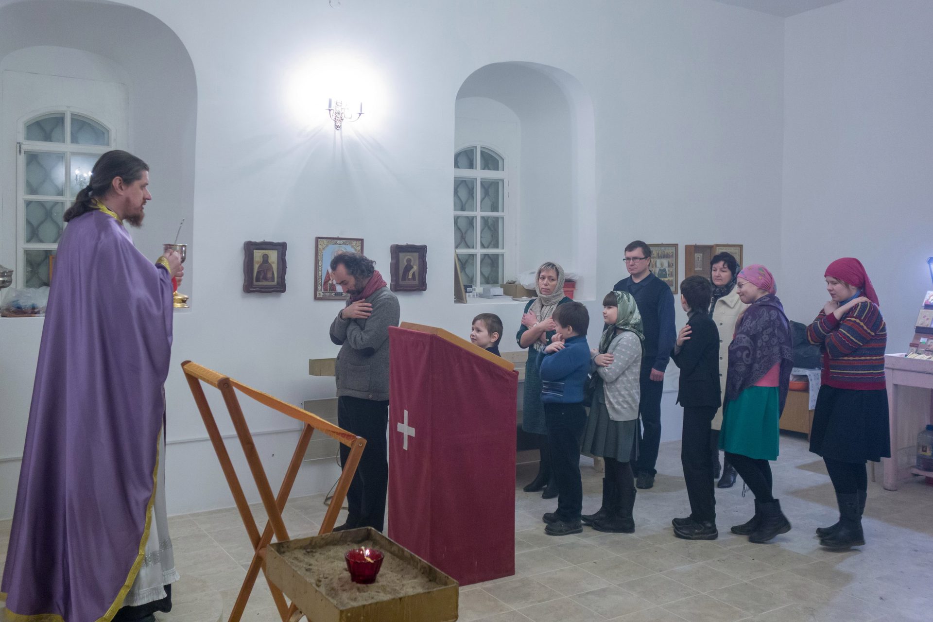В воскресенье 10 апреля в храме Вознесения Господня в Мельничном переу