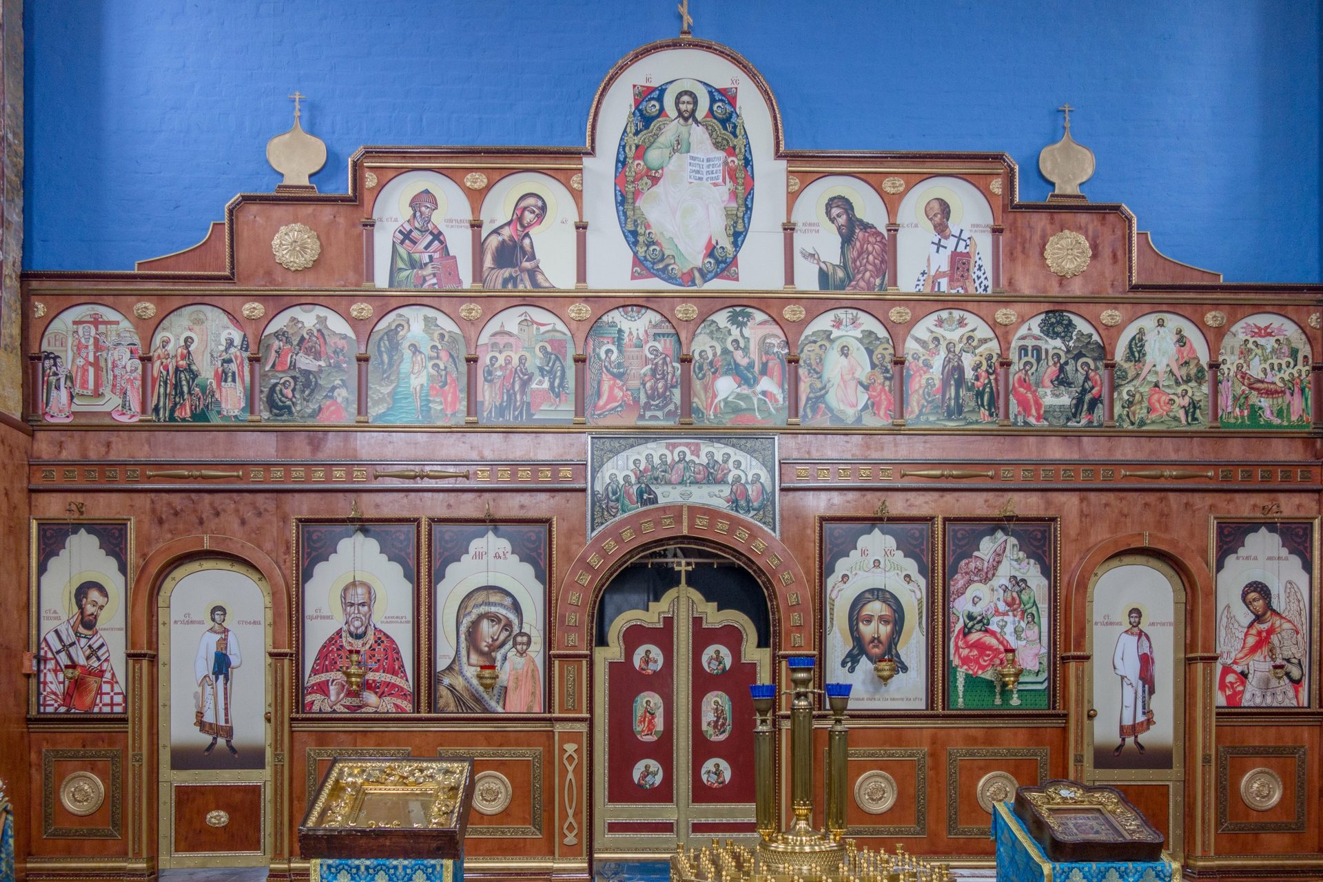 На могиле архимандрита Сергия (Цьока)