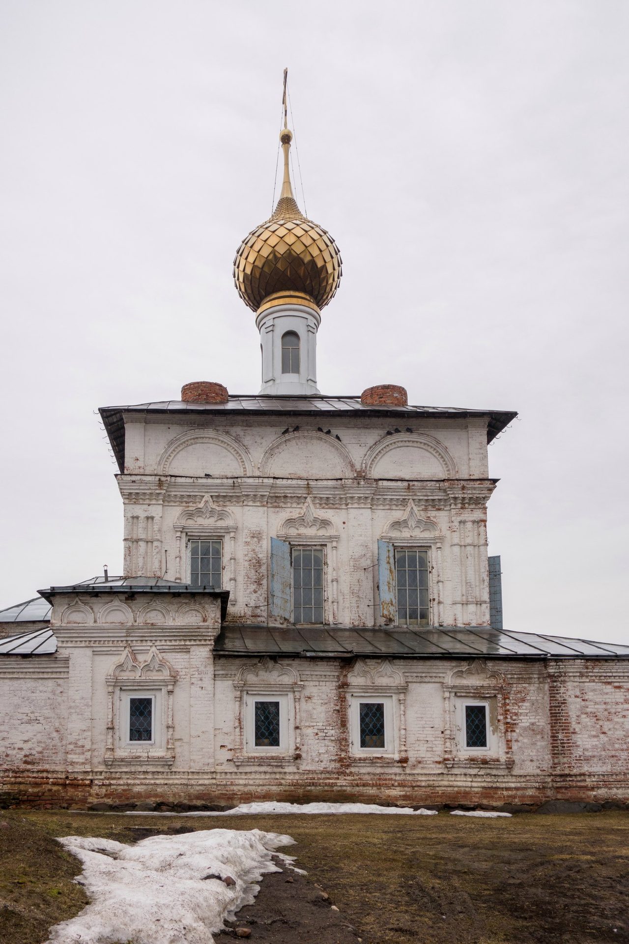 На могиле архимандрита Сергия (Цьока)